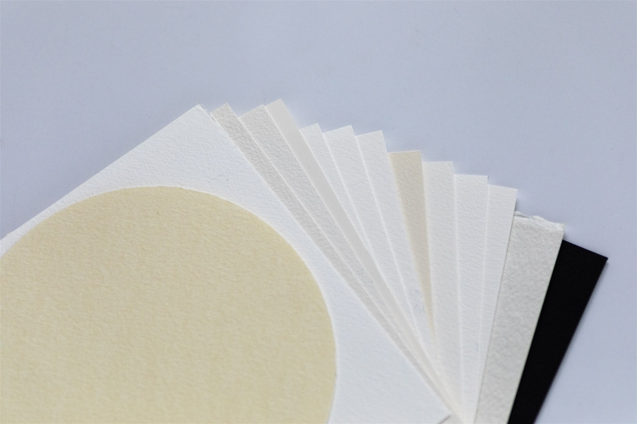 Hahnemühle the Collection Individual Watercolor Paper Samples Hot Press /  Rough 100% Cotton Professional Grade 